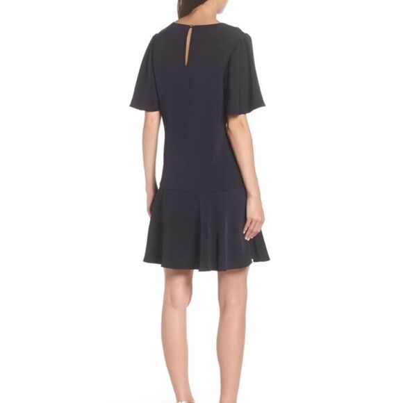 𝅺charles Henry flutter sleeve drop waist dress - Picture 8 of 8